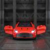 AAZY1 1:34 Vanquish 2025 Alloy Supercar Model Has Sound and Lighting Functions Two Doors On Both Sides That Can Be Opened