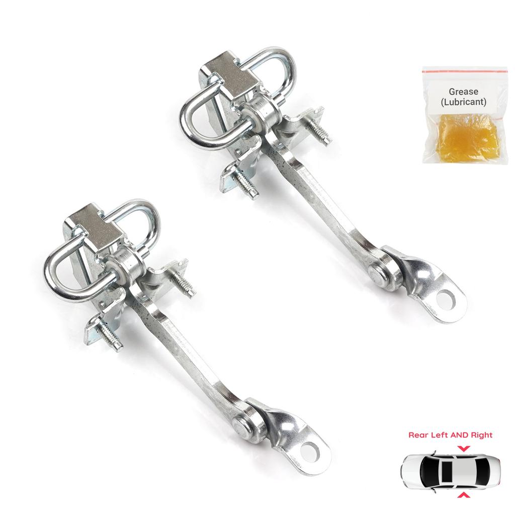 EDP1284-1 2 Pieces Rear Door Hinge Stop Check Strap Limiter for Alfa Romeo 147 937 Hatchback 2001-2010 46790383