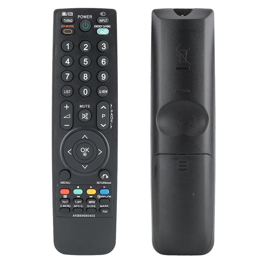 Schwarze ABS-Fernbedienung für Fernseher, 10 m Reichweite, für LG AKB69680403 AKB69680401 AKB69680409