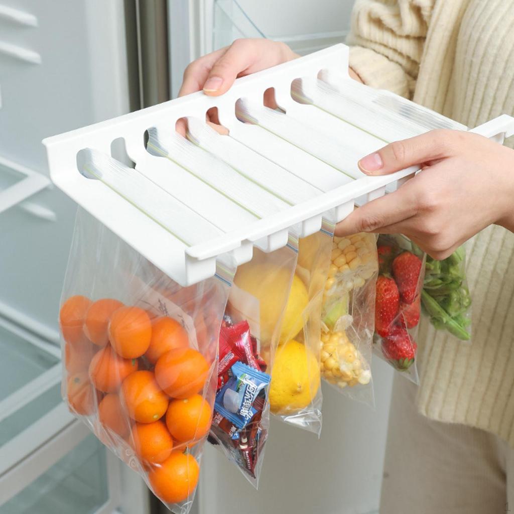 Pull Out Drawer Rack Hanging Storage Organizer Space Saving Easy Access Meal Planner for Food