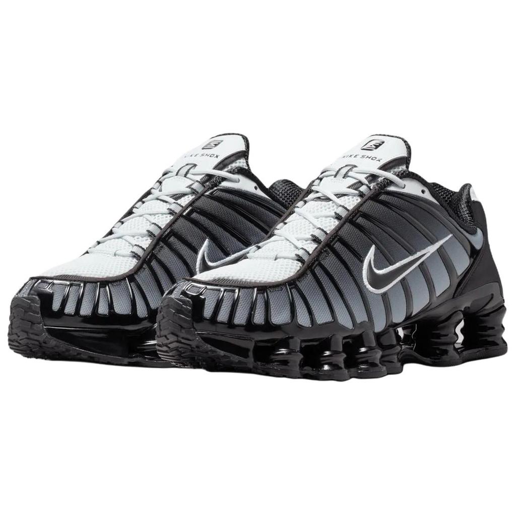 Nike Shox TL Black Pure Platinum Men Sneakers White AV3595-017