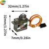 MG90S Miniature Simulated Servo 180 Degree Metal Gear Servo For RC Helicopter Airplane Boat Car RC Robot