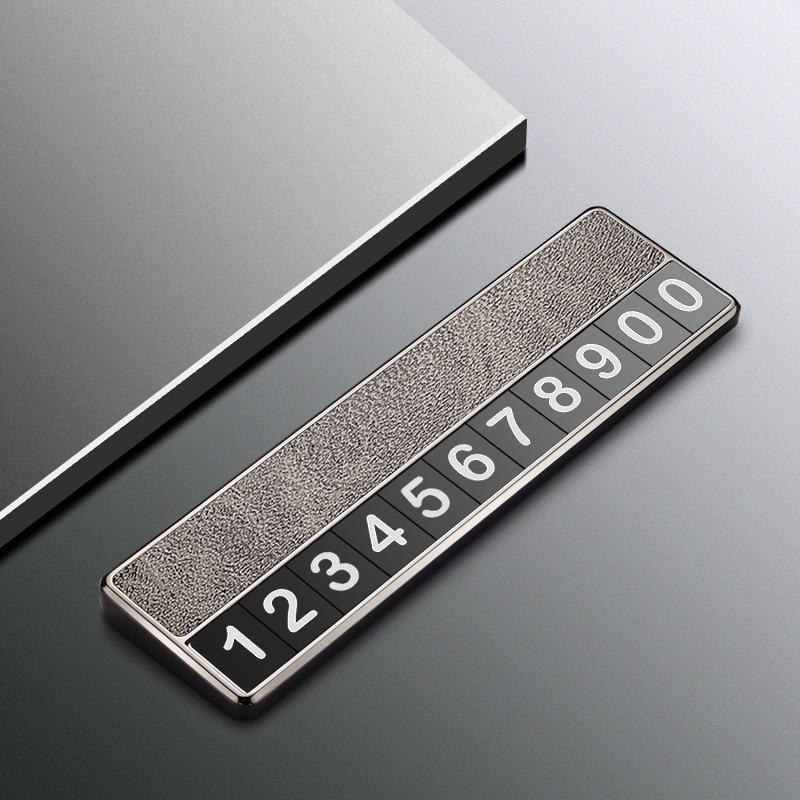 Tesla Model Y/X/S Temporary Phone Number Parking Plate