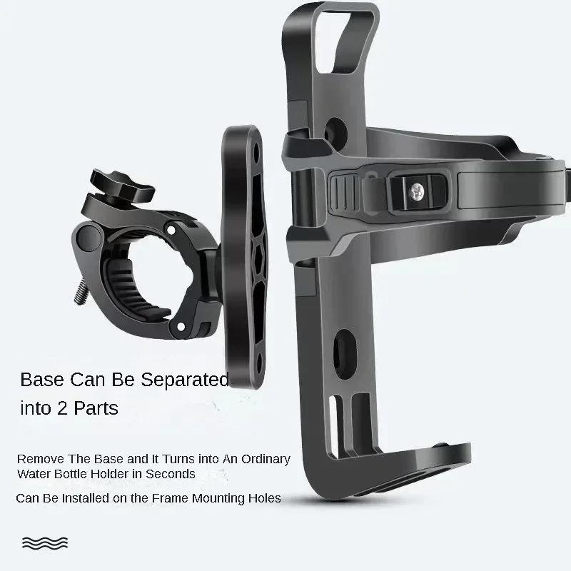 Motorcycle Water Cup Holder Universal Drink Holder Motorcycle Handlebar Bottle Holders Nylon Adjustable Bottle Holder