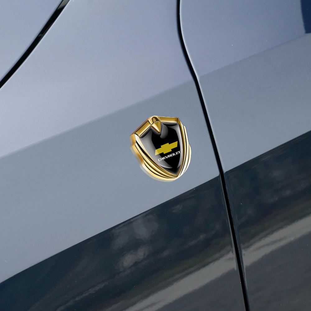 1Pcs Metal Car Side Window Body Decoration Stickers for Chevrolet Trax Malibu SS Z71 Equinox Impala Camaro Orlando Corsa Volt