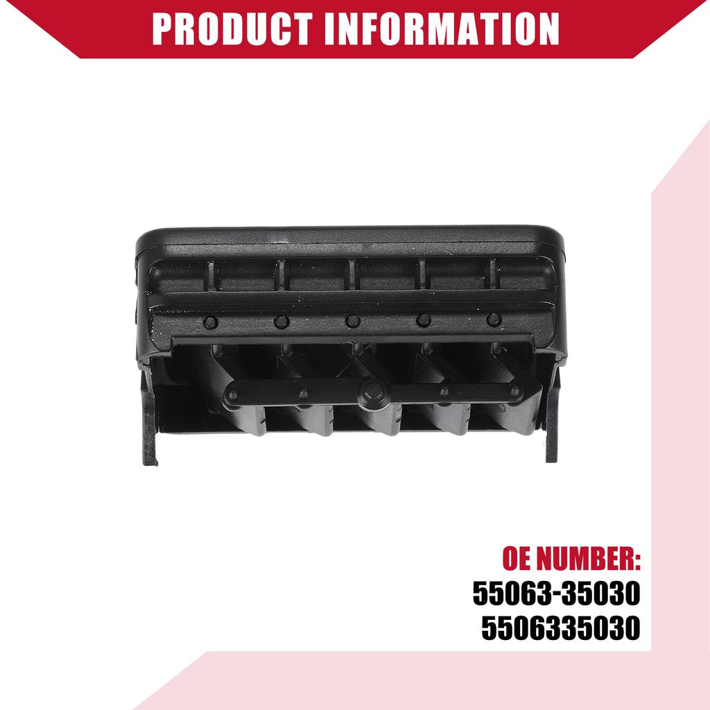 Hihaha Car Center Dash AC Air Vent Panel for Toyota 4Runner Inner Plastic 2 Pieces No. 55063-35030 1996-2002 / / /