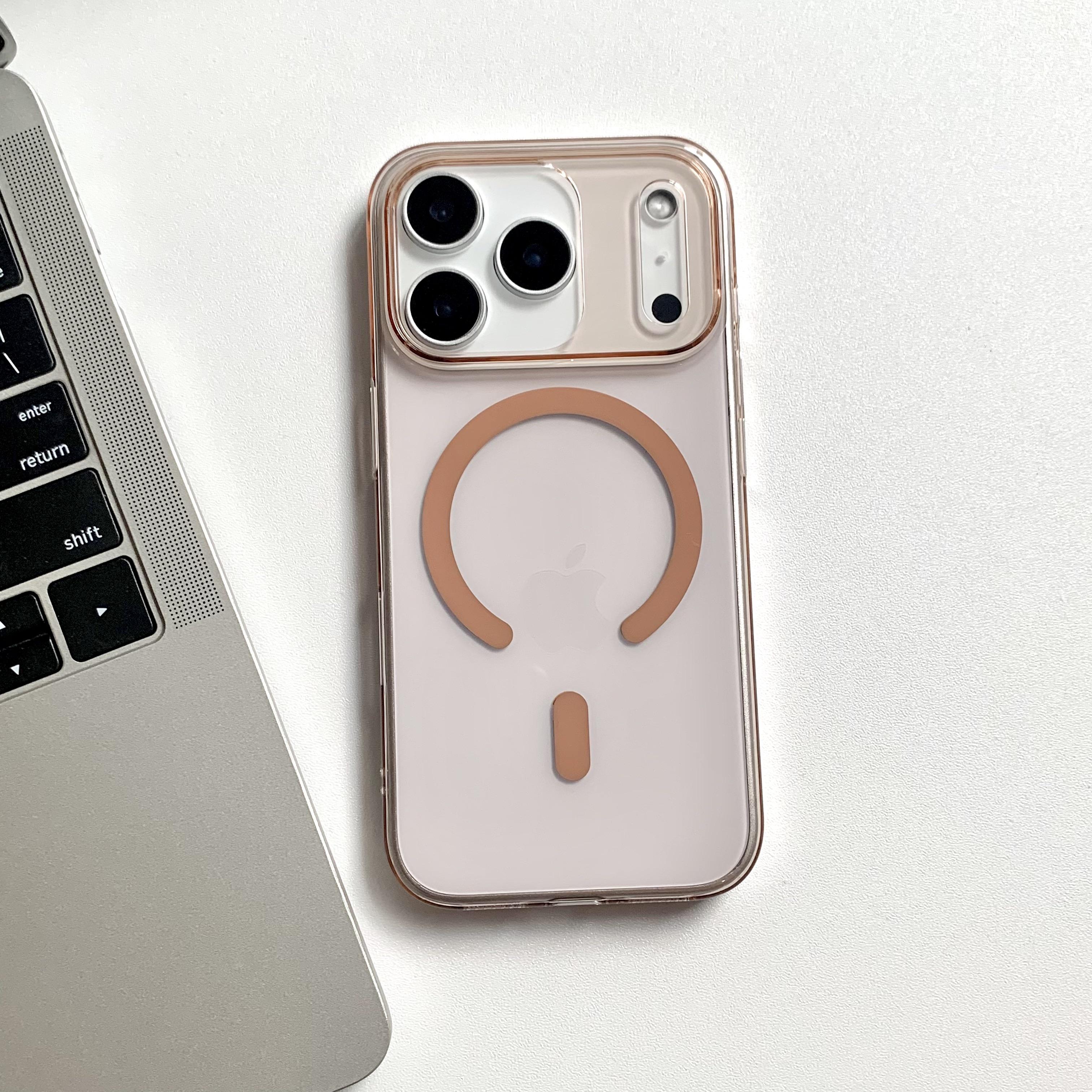 

Glossy Magnetic For Magsafe Wireless Charge Case for iPhone 17 Air 16 15 14 Plus 13 12 Pro Max Clear Hard PC Thin Cover iPhone 12 Pro