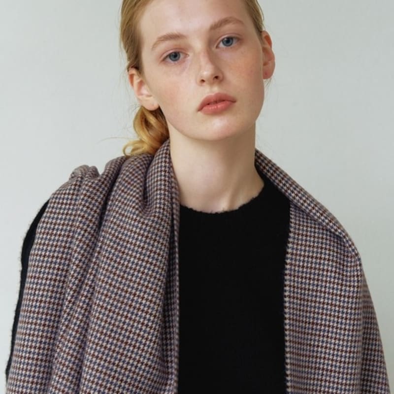 LOVE ME MONSTER Retro Check Muffler (5TYPE)