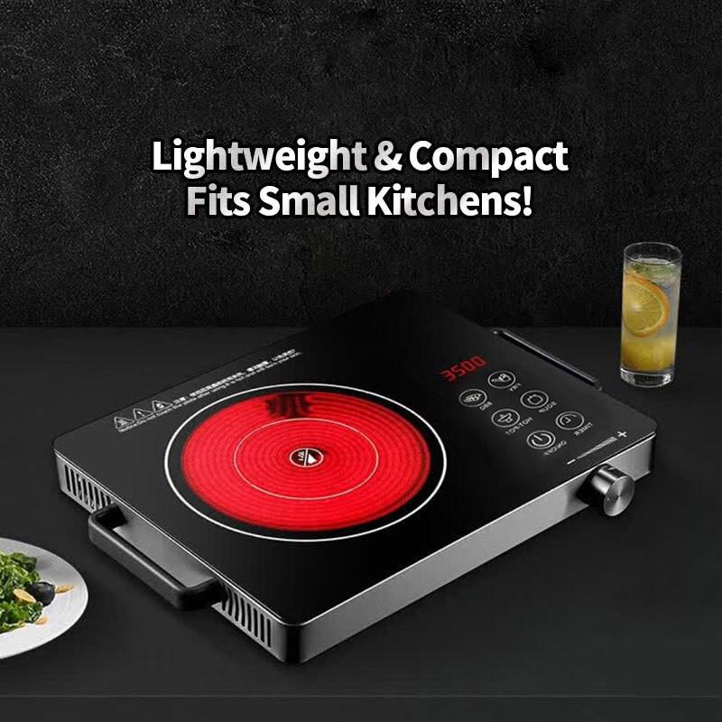 3500W High Power Electric Ceramic Stove Household Portable Infrared Electric Infrared Cooker Stove Smart Fire Boiler