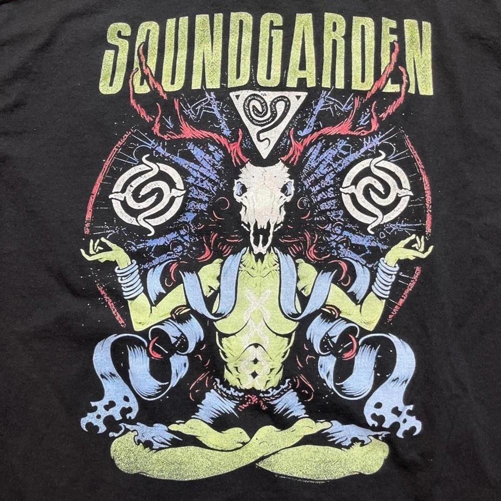 Редкий! Футболка унисекс Soundgarden Black Cotton Shirt Концертная S - 5XL DO450 L