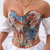 Sexy Fischgräten-Bustier-Camisole: Modischer Bodyformer für kleine Brüste