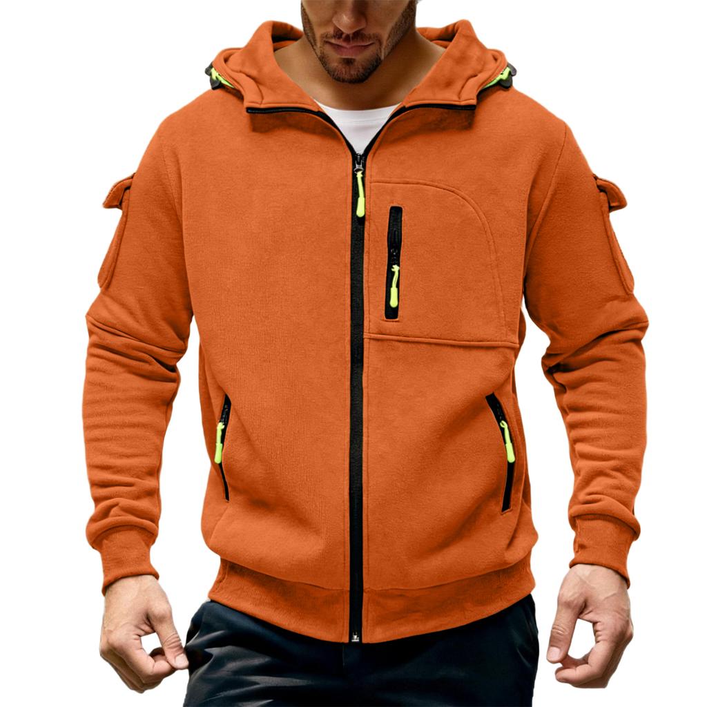 Hoodies For Men Fall Dashing Hooded Sweatshirt Casual Workout Athletic Outfits With Pockets Plus Size