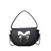 Single Shoulder Butterfly Crossbody Bag Solid Color Handbag Women Gift Fashion