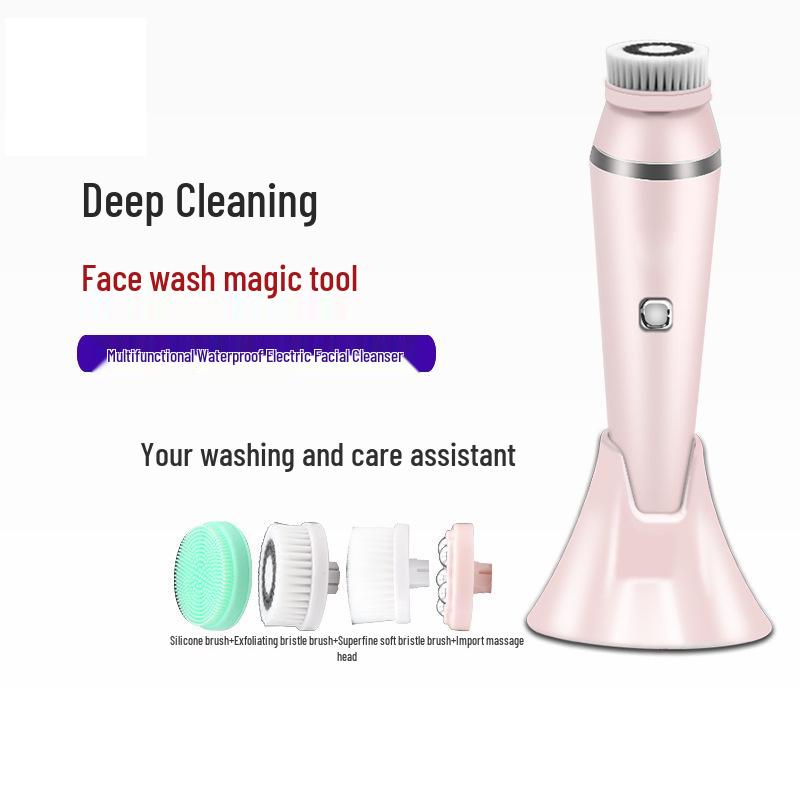 Elektrický silikonový obličejový čisticí kartáček na černé tečky a čištění pórů