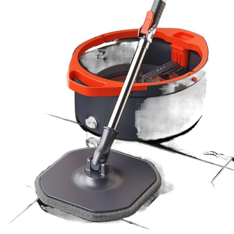 Rotating Mop, Hands-free Sewage Washing, Separated Floor , Household Automatic Dehydration, Drying and  Integrated Mop Bucket