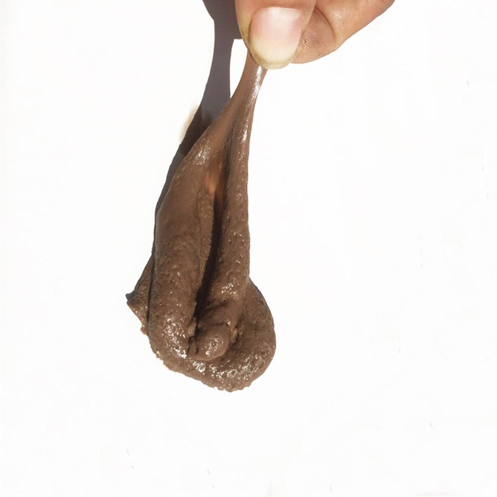 Soft Sticky Rubber Realistic Fake Poo Waste Turd for Fun Pranks and Jokes