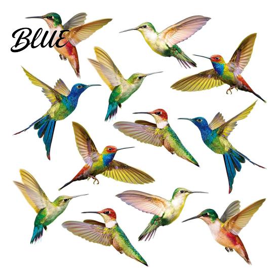 Outdoor Window Decal Bird Stickers Anti-Collision Strike Prevention Decal Static Cling Glass Friendly Film for Windows Doors UV Reflective