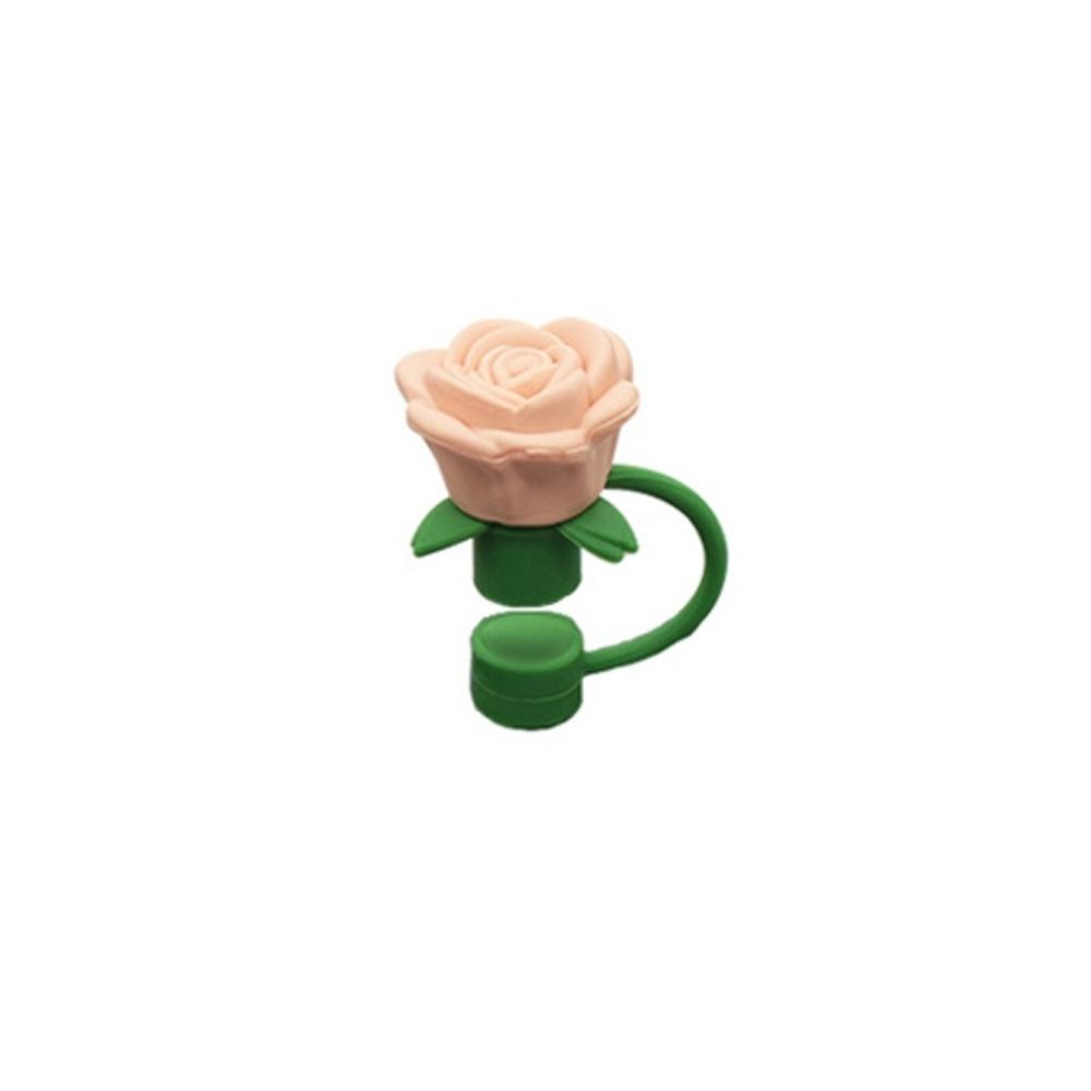 Silicone Cup Accessorie Dust Proof Flower Straw Toppers New Straw Plug Cap for Stanley Cup