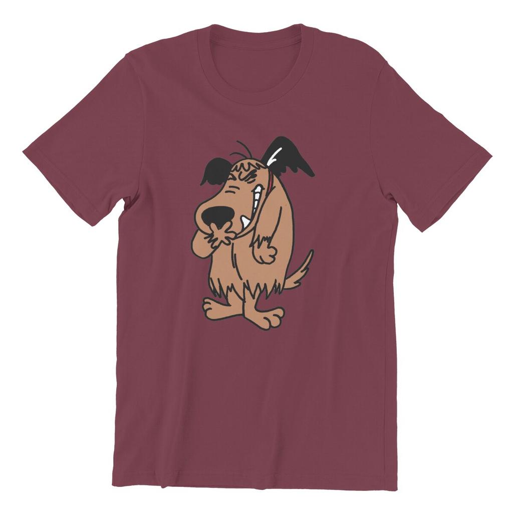 Leisure Muttley Mutley Cartoon Laughing Laugh Dog T-Shirts Men O Neck Cotton T Shirts Short Sleeve Tee Shirt 6XL Tops
