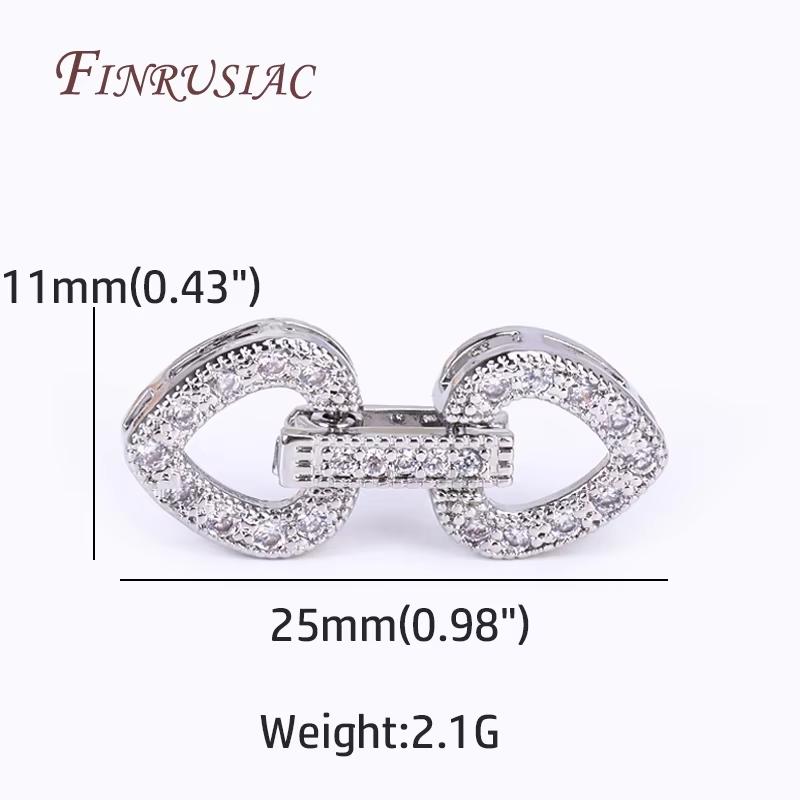 Pearl Clasps 18K Gold Plated Necklace Clasp For Jewelry Connectors DIY Bracelets Accessories,Locks For Jewelry Making Supplies