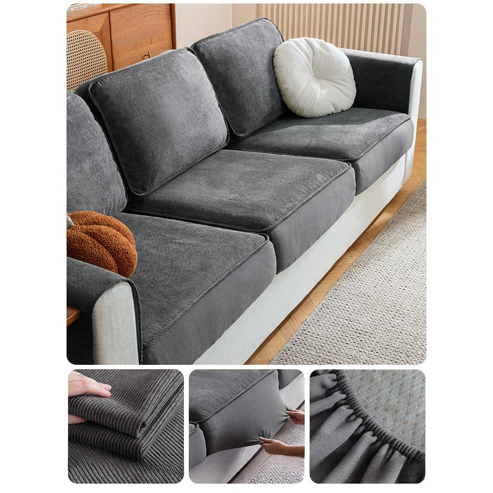 

Зимний плюшевый чехол для дивана Всевключающий универсальный чехол Четыре сезона Универсальная нескользящая эластичная подушка для дивана 60*60cm