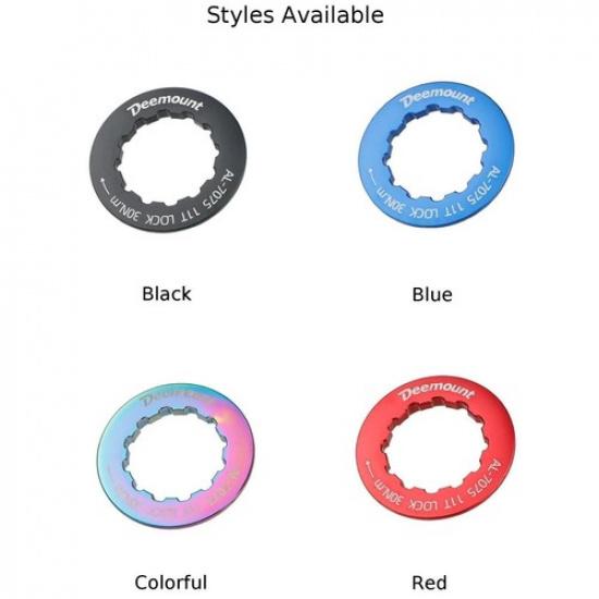 Bicycle Maintenance Anodized Alloy Lockring 28g Weight Lightweight Design