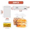 Clear Drawstring Packaging Bag for Cookies, Bread, Candy, and Baked Goods
