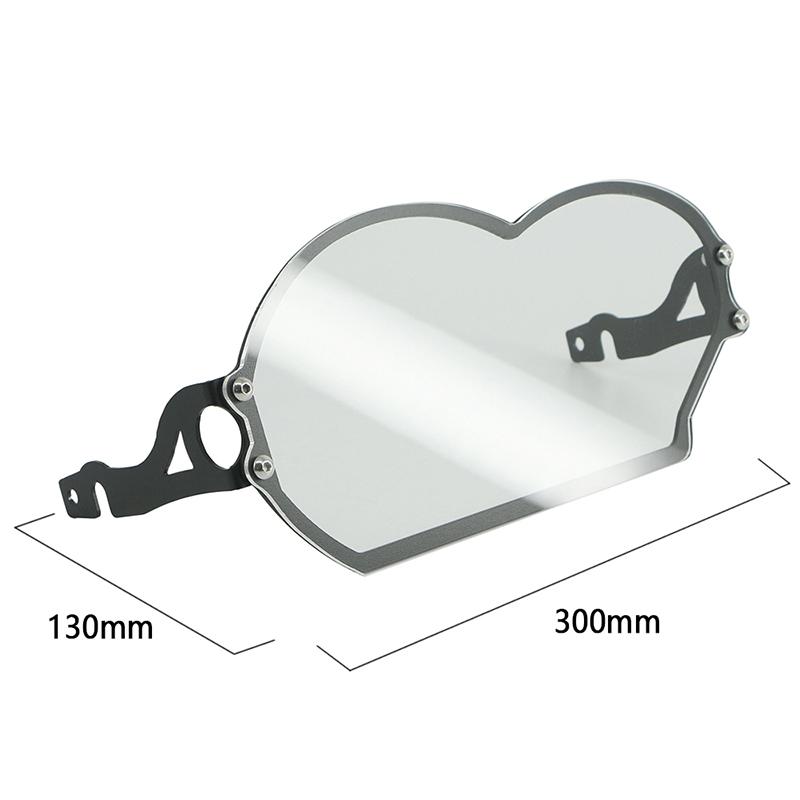 Rhyming Transparent Lens Cover Headlight Guard Protector For BMW GS R 1200 R1200GS R1200GSA Adv R1200 GS Oil cooled