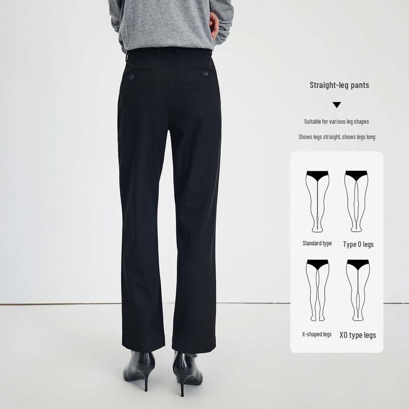 Navigare Women's Straight-Leg Commuter Suit Pants