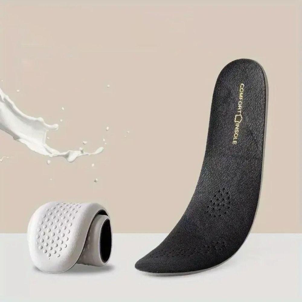 

Breathable Massage Insole Odor-proof PU Leather Insoles Elegant Comfort Insoles Men and Women 37-38