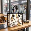 Cute Cartoon Pattern Tote Bag Stylish Casual Large Capacity Shopping Handbag
