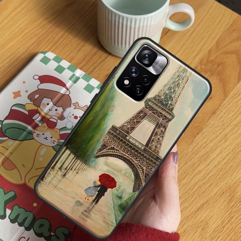 Paris Eiffel Tower Case For Xiaomi Redmi Note 14 13 12 11 10 9 15 Pro Plus Redmi 15C 13 10C 12C 13C 14C 15 Cover
