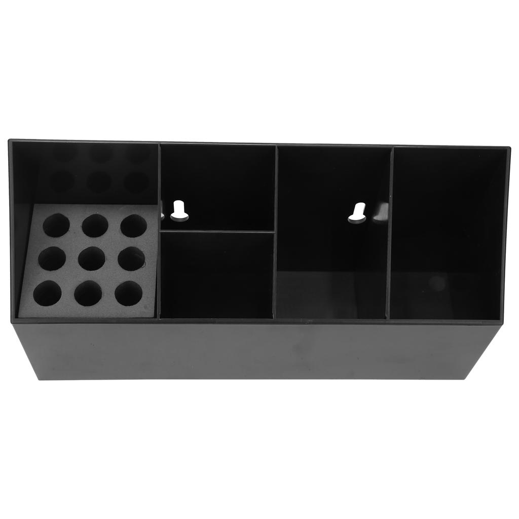 Scissors Organizer Holder Hairdressing Combs Hair Clips Hairdressing Tool Storage BoxBlack