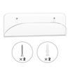 Skateboard Wall Mount Longboard Invisible Clear Hanger Display Rack Shelf for Fits Skateboard Longboard Skis Snowboard