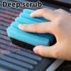 Practical Grill Cleaning Accessories Pack With Sponges And Scrapers Nylon Spatula Grills with Grooves And Cookware