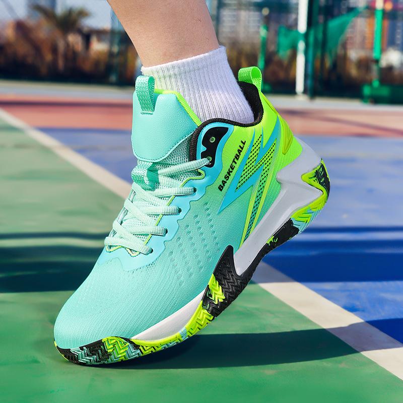 Scarpe da Basket da Uomo Antiscivolo Traspiranti Sneakers per Allenamento Outdoor Scarpe Sportive Maschili Ammortizzate Calzature Atletiche