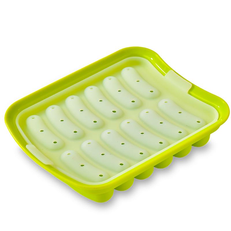 Silicone Mini Sausage Mold for Baby Food and Kitchen Use