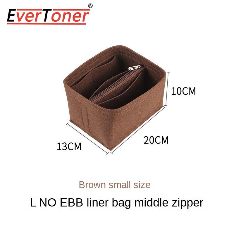 EverToner Bag Organizer Insert For l-v Noe Organiser Felt material Divider Shaper Protector Compartment Inner Bag Accessories