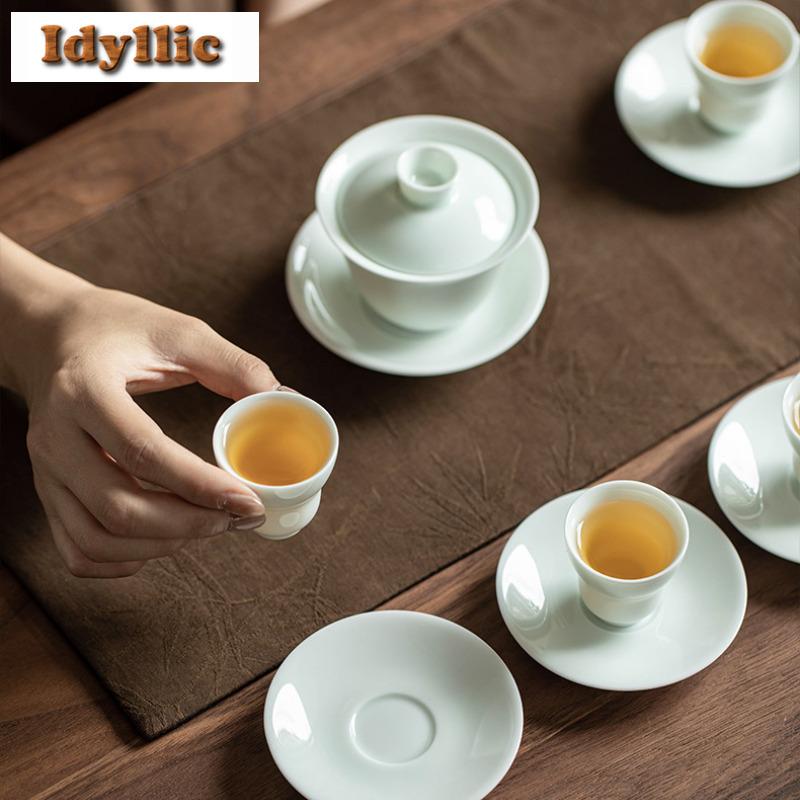 2 pz/lotto Tazza da tè a forma di zucca Blu Nebbioso Ciotola da tè Estetica Bella Tazza da tè Tazza per degustazione del tè Tazza per aromi Set da tè Tazze da maestro Jianzhan 25ml