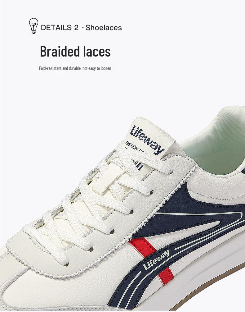 Men's Light Luxury Forrest Gump Retro Shoes - Soft Sole, Lightweight, Breathable Outdoor Casual Sneakers for Autumn & Winter.