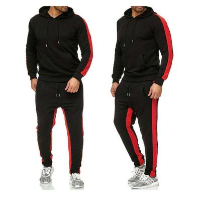 Spring and Autumn Casual Sports Suit Plus Men's Hooded Sweater Fashion Suit