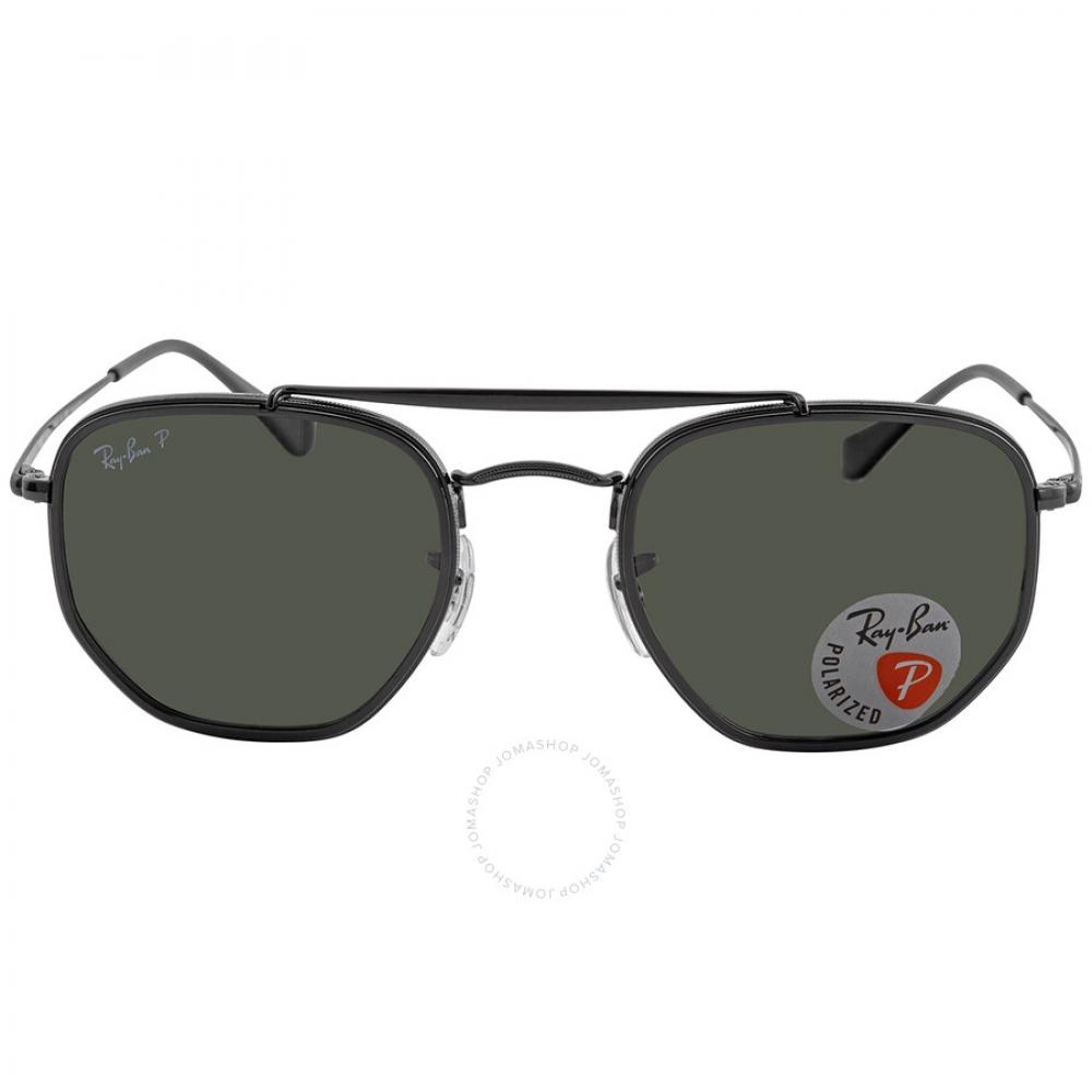 

Солнцезащитные очки унисекс Ray Ban Marshal II Green Classic G 15 с геометрическим рисунком RB3648M 002 58 52