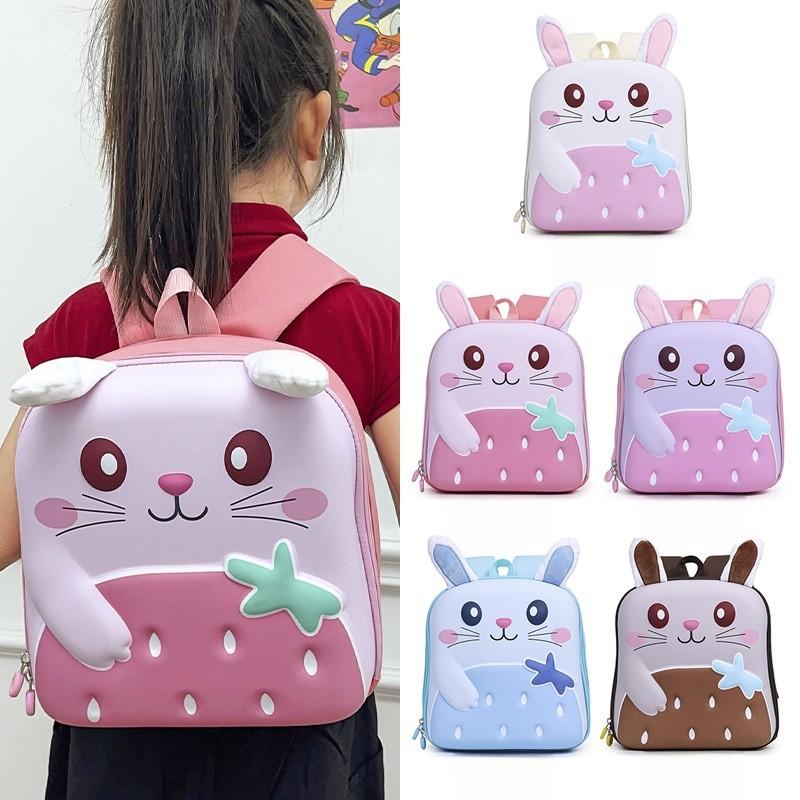 Baby Toddler Girl Backpack With Cute Bunny Design And Spacious Storage For School Use