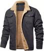 New autumn and winter, men's jacket, velvet cotton tooling casual jacket men's coat