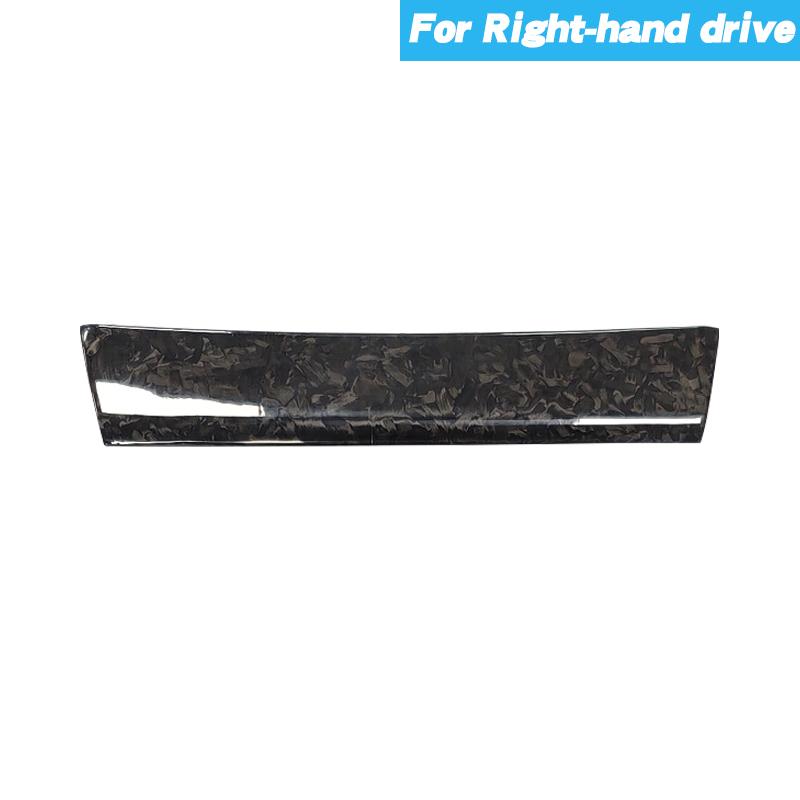 RHD For BMW 5 Series G30 G32 G31 G38 M5 F90 6GT 2018-2023 Real Carbon Fiber Car Central Control Panel Trim Car Accessories