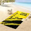 Name Custom Borussia Dortmund Logo Print Beach Towel, Large Soft Quick Dry Towel for Beach Camping Swimming