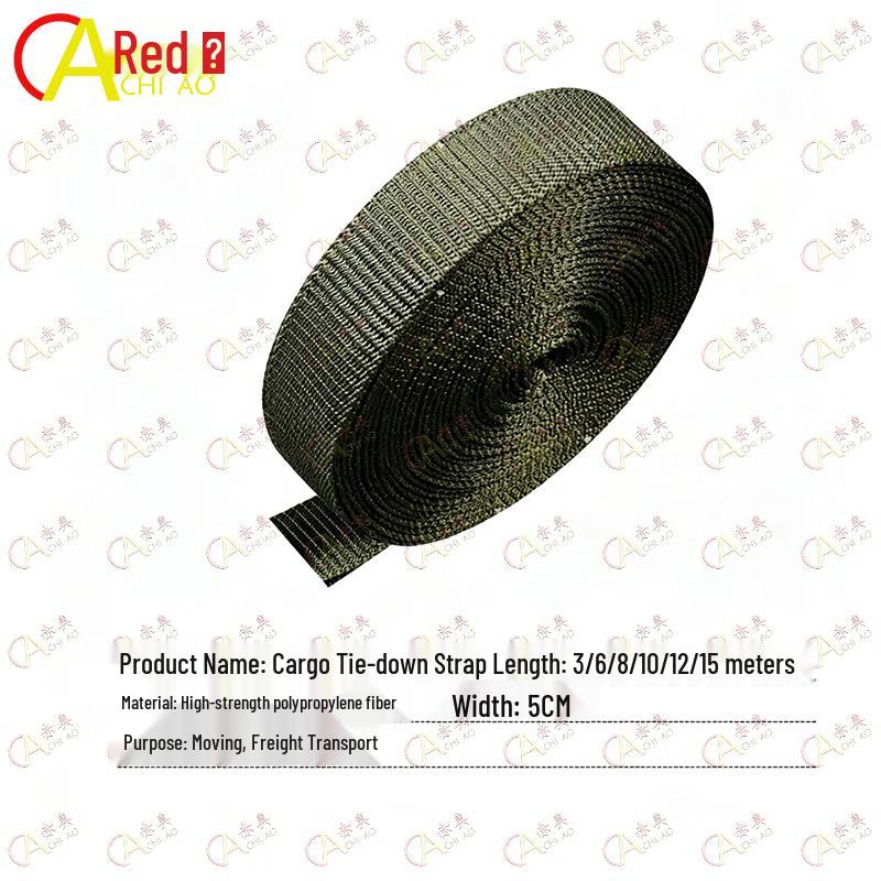 Heavy-Duty Ratchet Tie-Down Cargo Strap