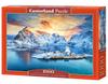 Puzzle 1000 Pieces C-105366 Sunrise On Sakrisy Lofoten, Norway