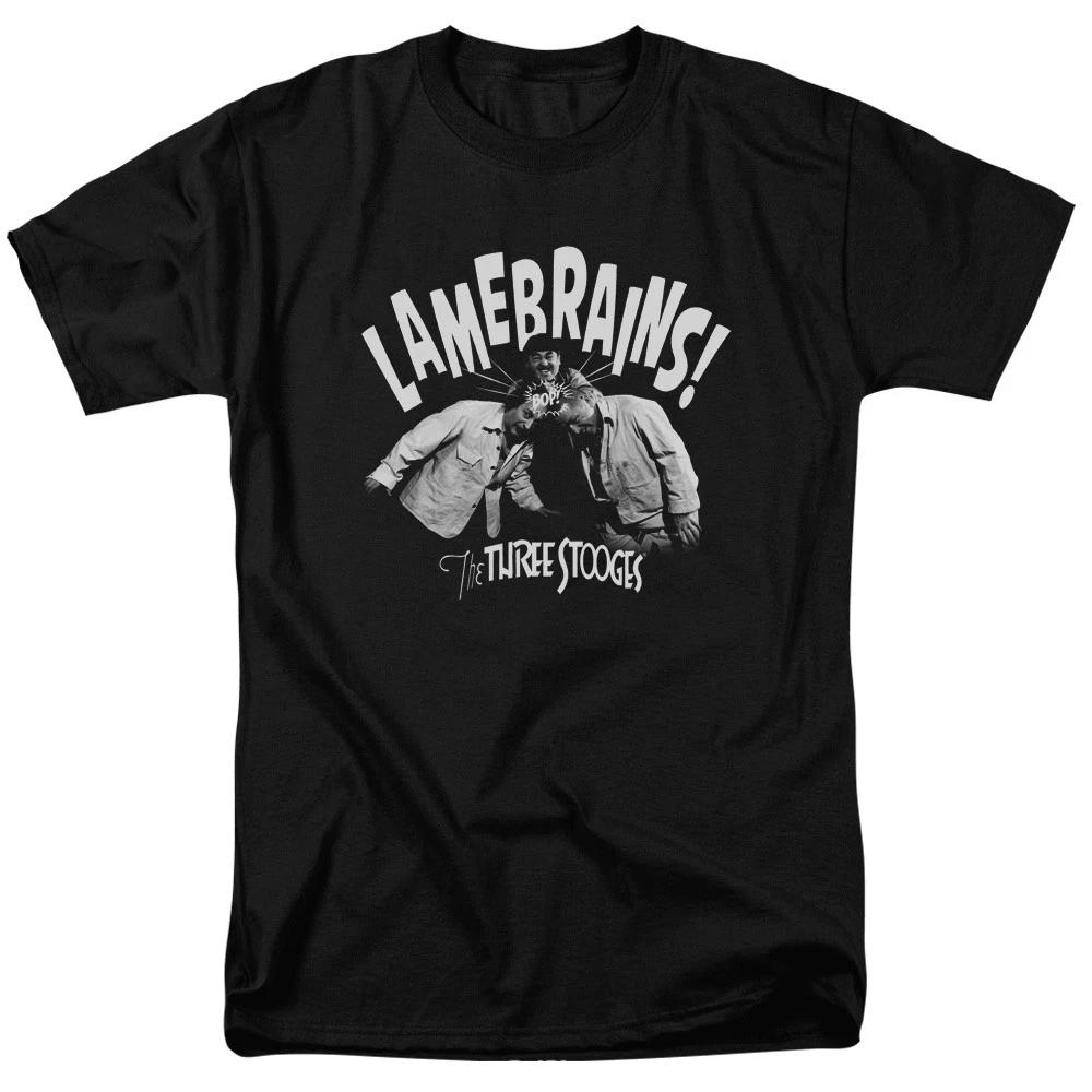 Three Stooges - Lamebrains - Unisex Short Sleeve Children s T-shirt - Black 100