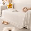 Anti-Scratching Chenille Sofa Towel Modern Minimalist Full Covered Non-Slip Cloth Four Seasons Universal Pure Color Cover Cover